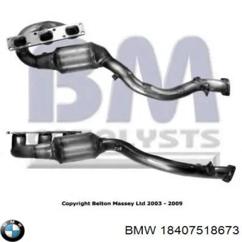 18407518673 BMW Газопроводи (колектор випускний)