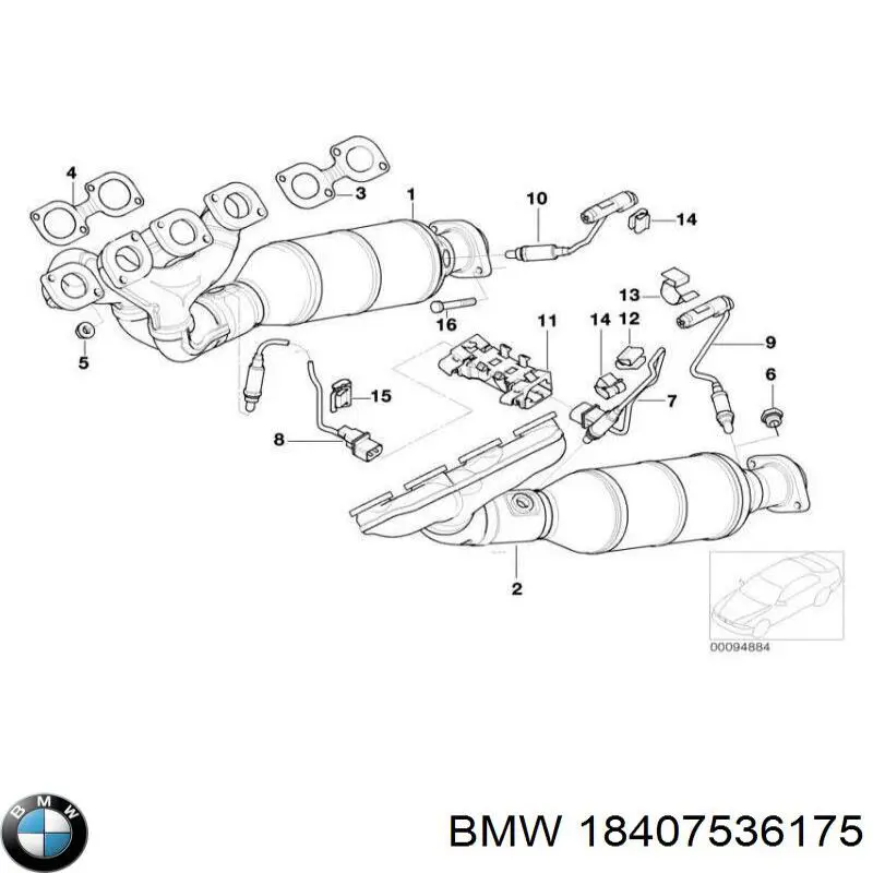  BMW 18407536175 ціна, від 7.72 USD