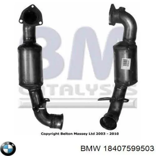 Купити 18407599503 BMW Перетворювач відпрацьованих газів