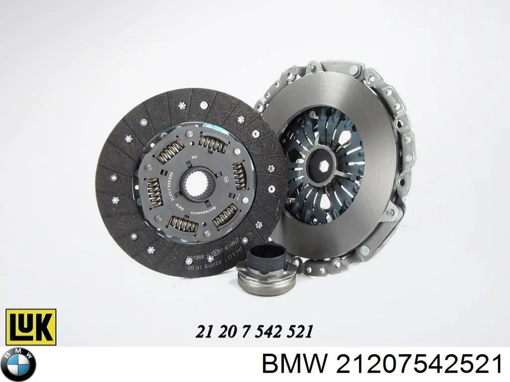 21207542521 BMW комплект зчеплення (3 частини)