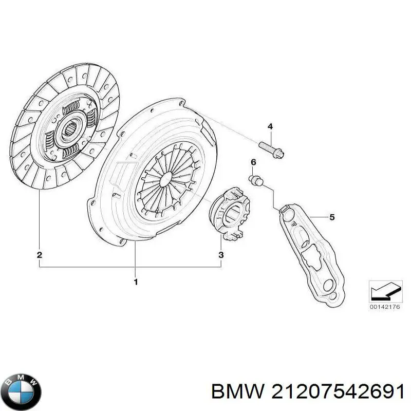 Зчеплення 21207539246 BMW