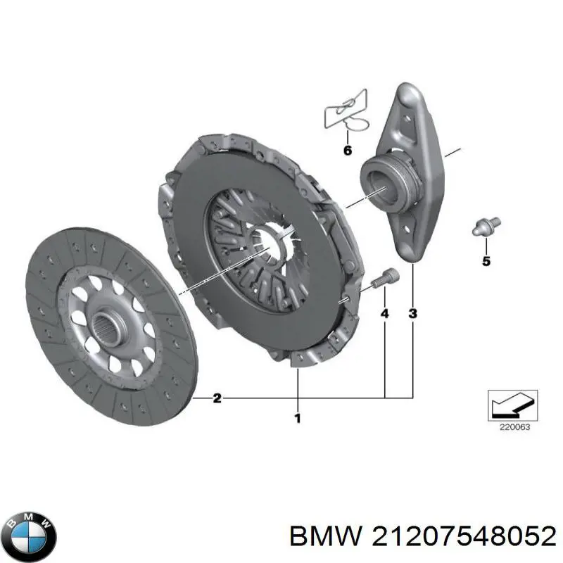 Купити 21207548052 BMW 
