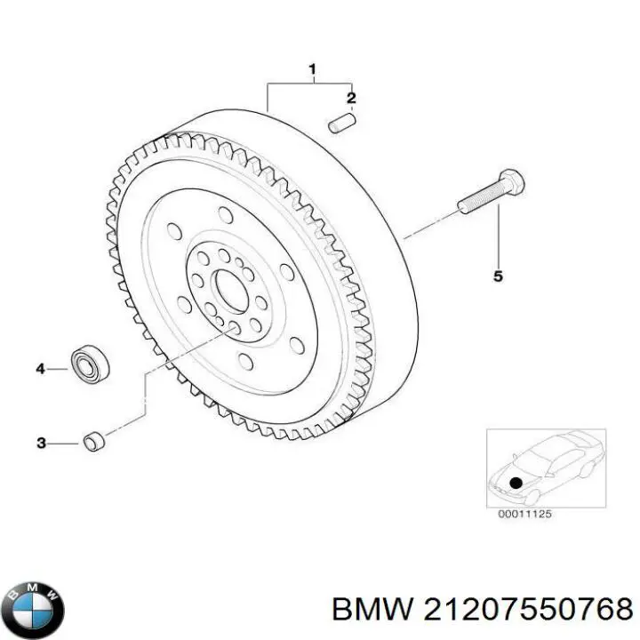 Маховик двигуна BMW 21207550768 ціна, від 620.73 USD