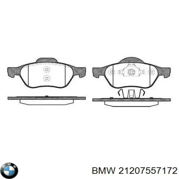 Комплект зчеплення (3 частини) BMW 21208607915 ціна, від 184.79 USD