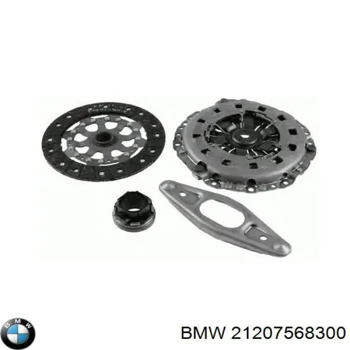 Комплект зчеплення (3 частини) BMW 21207568300 ціна, від 194.53 USD