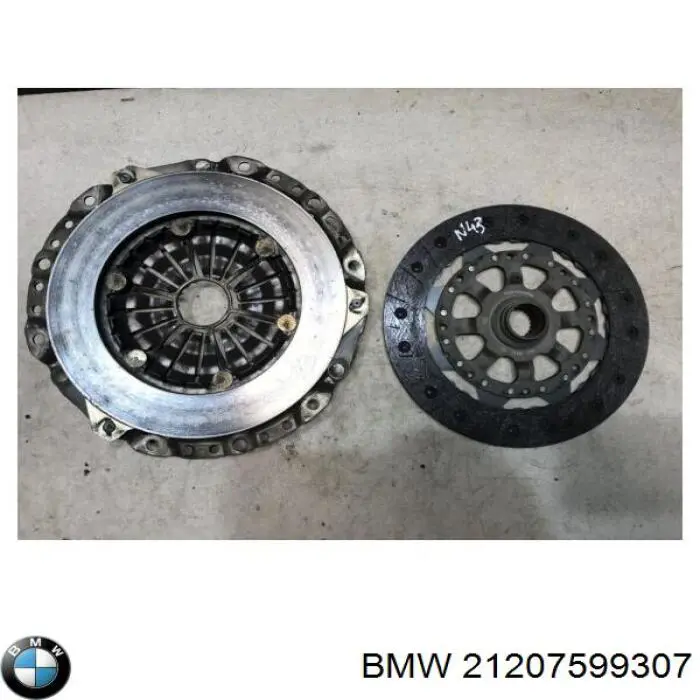 21207599307 BMW комплект зчеплення (3 частини)