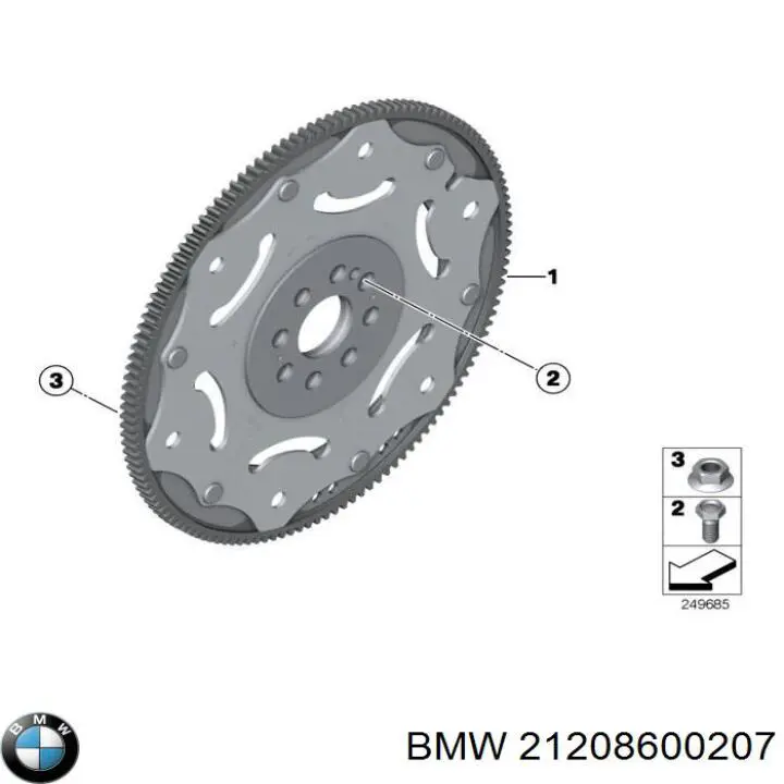 Маховик 8600207 BMW