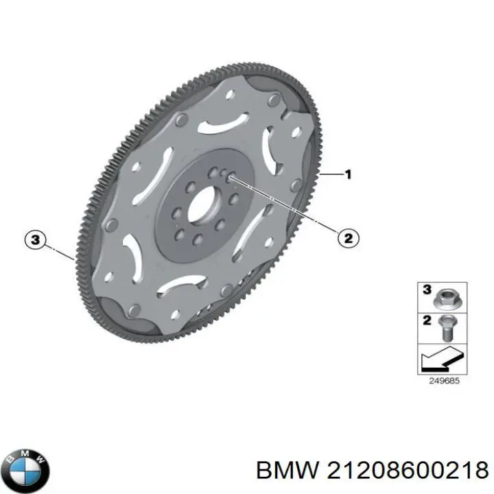 Маховик 8600218 BMW