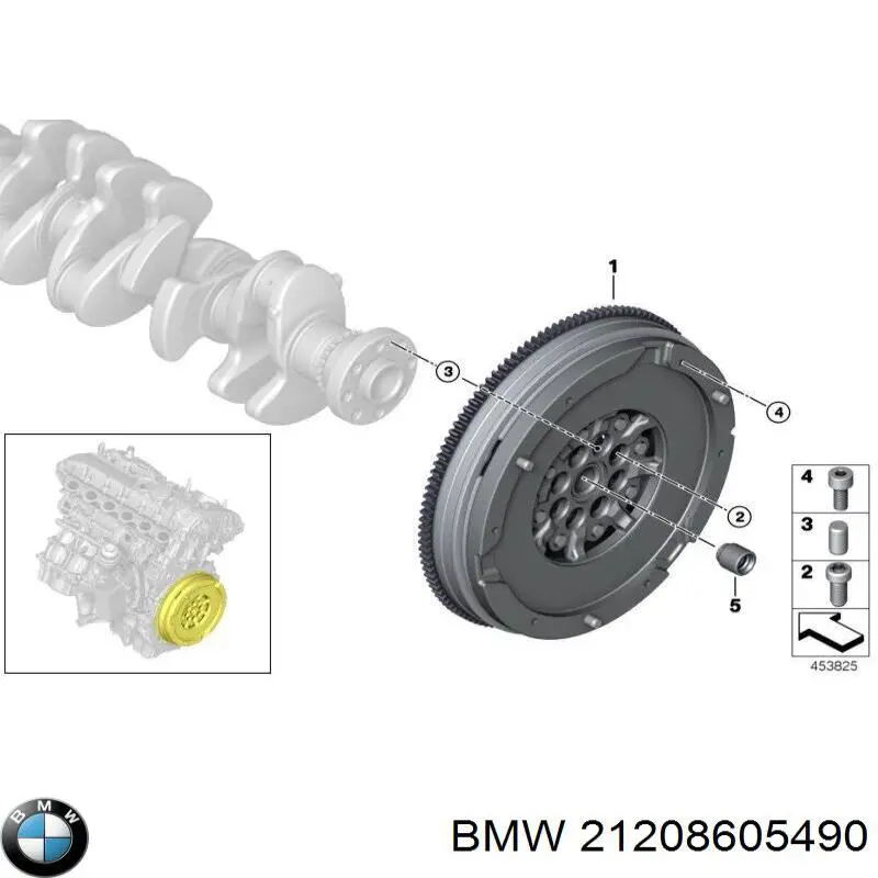 21208667195 BMW Демпферний маховик
