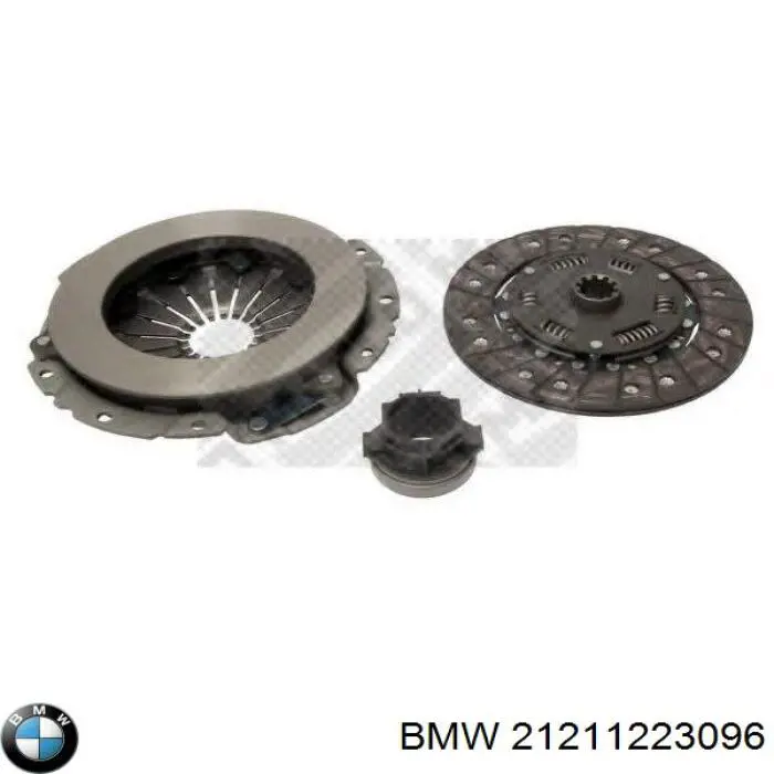 21211223096 BMW комплект зчеплення (3 частини)