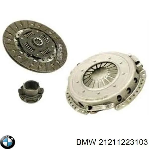 Комплект зчеплення (3 частини) BMW 21211223103 ціна, від 179.49 USD