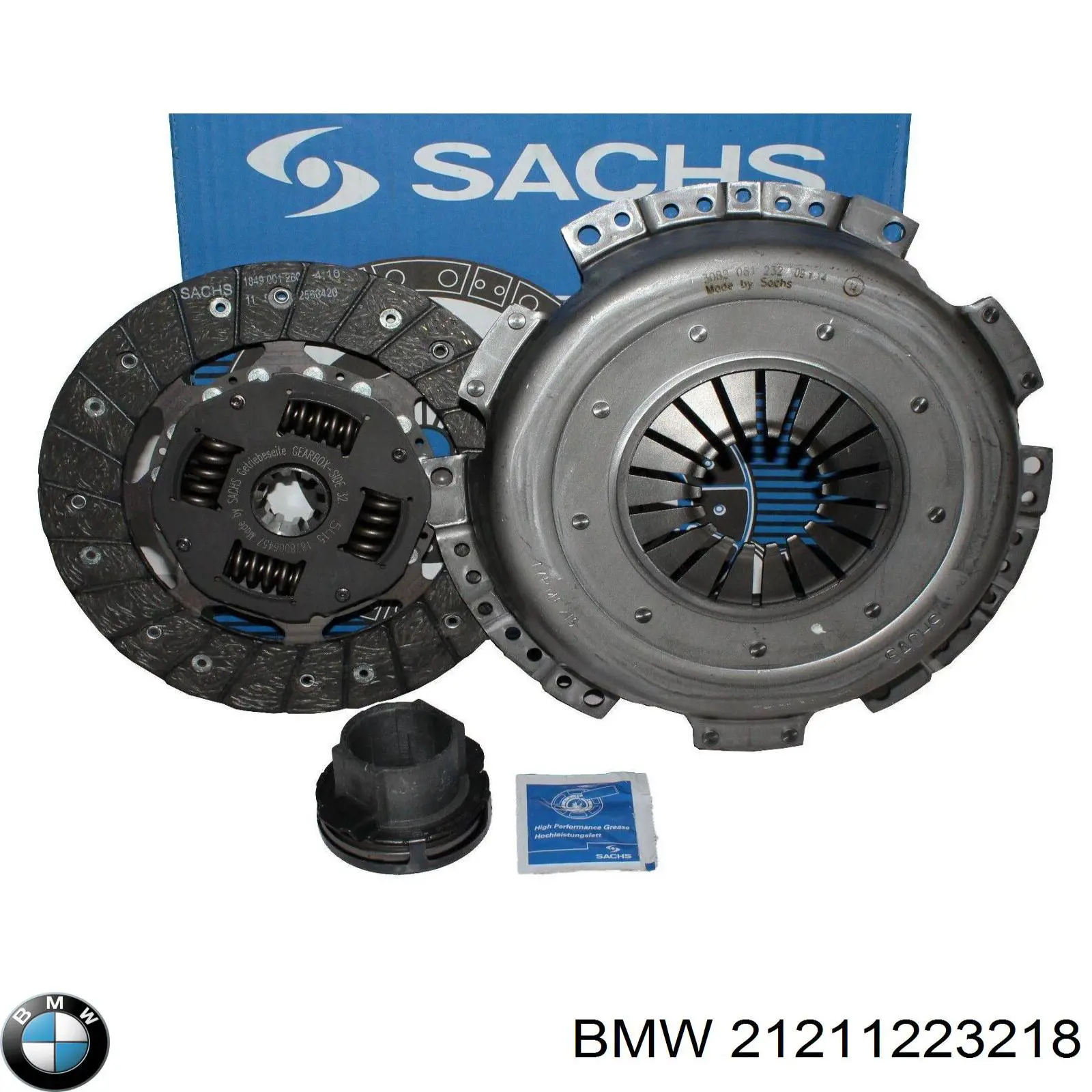 Комплект зчеплення (3 частини) BMW 21211223218 ціна, від 138.96 USD