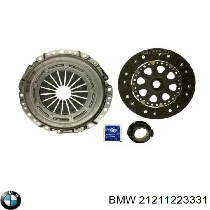 Комплект зчеплення (3 частини) BMW 21211223331 ціна, від 147.27 USD