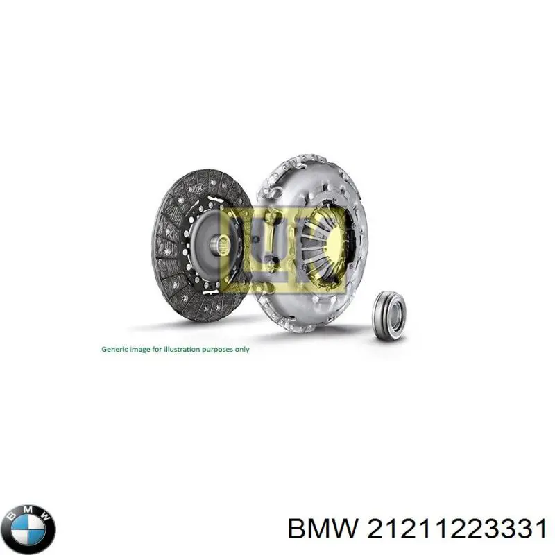 Купити 21211223331 BMW Комплект зчеплення (диск, корзина, підшипник)