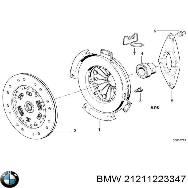 Купити 21211223347 BMW Корзина зчеплення