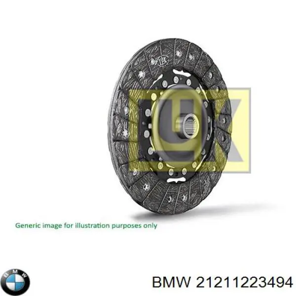 Зчеплення BMW 21211223494 ціна, від 39.34 USD