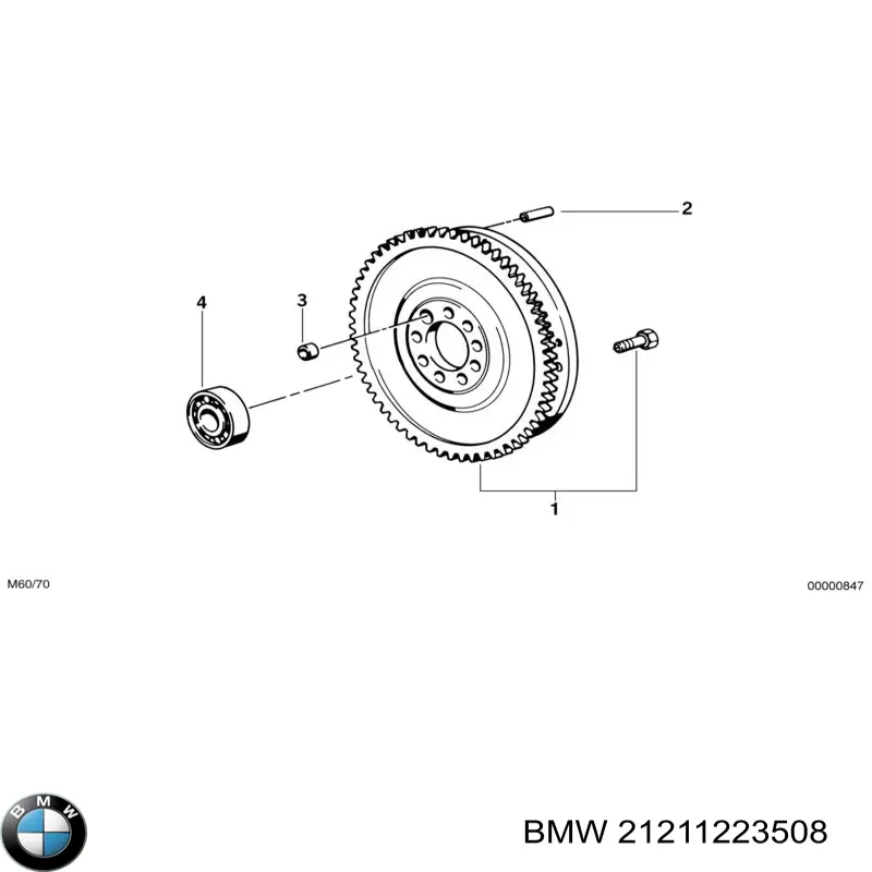 Маховик двигуна BMW 21211223508 ціна, від 1515.77 USD