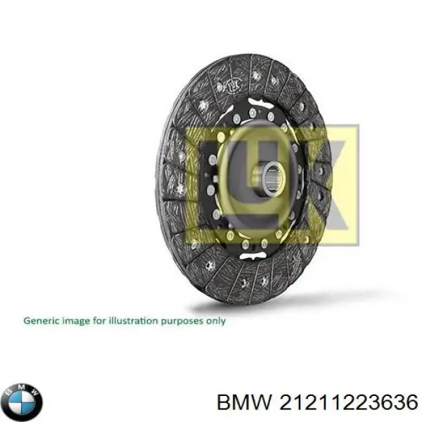 Зчеплення BMW 21211223636 ціна, від 53.50 USD