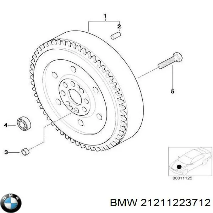 Маховик двигуна BMW 21211223712 ціна, від 362.03 USD