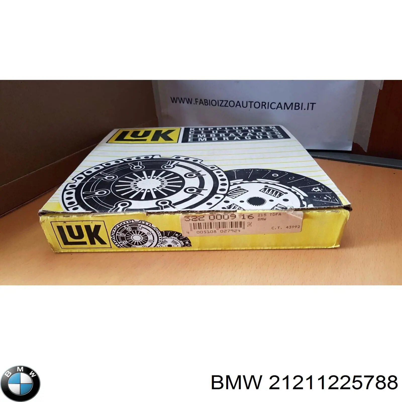 Купити 21211225788 BMW Диск зчеплення