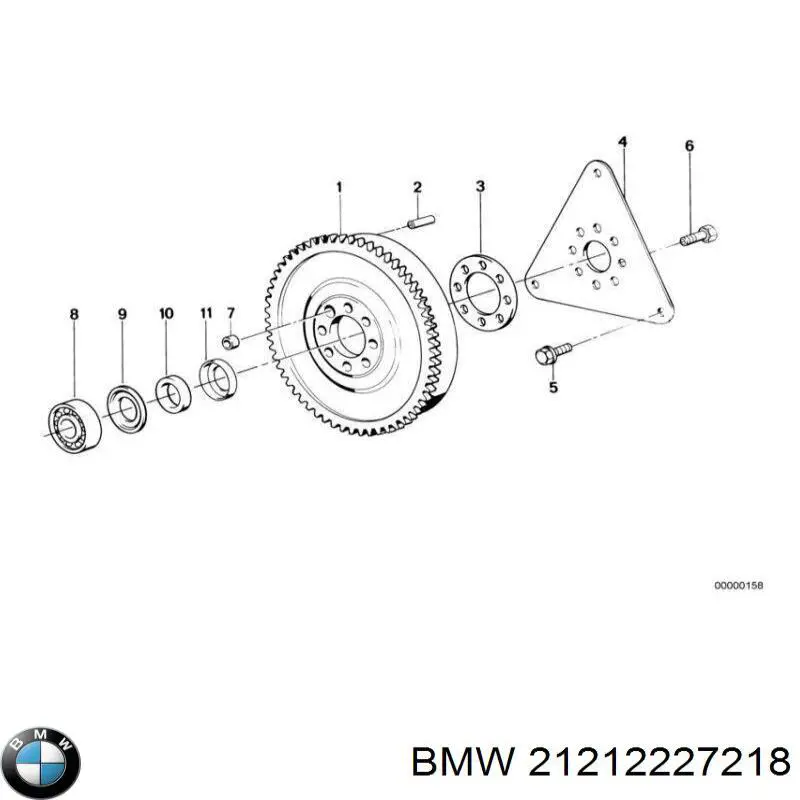 Маховик двигуна BMW 21212227218 ціна, від 1898.93 USD
