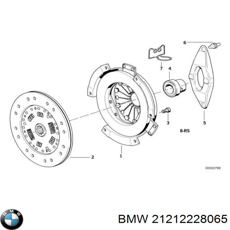 Пелюстковий кошик зчеплення BMW 21212228065 ціна, від 150.25 USD