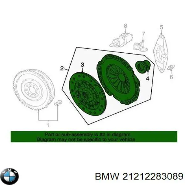 Купити 3000951019 Sachs Комплект зчеплення (диск, корзина, підшипник)