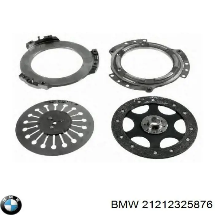 Комплект зчеплення (3 частини) BMW 21212325876 ціна, від 304.36 USD