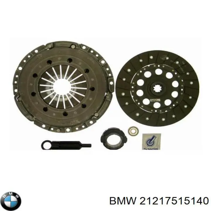 Комплект зчеплення (3 частини) BMW 21217515140 ціна, від 186.16 USD