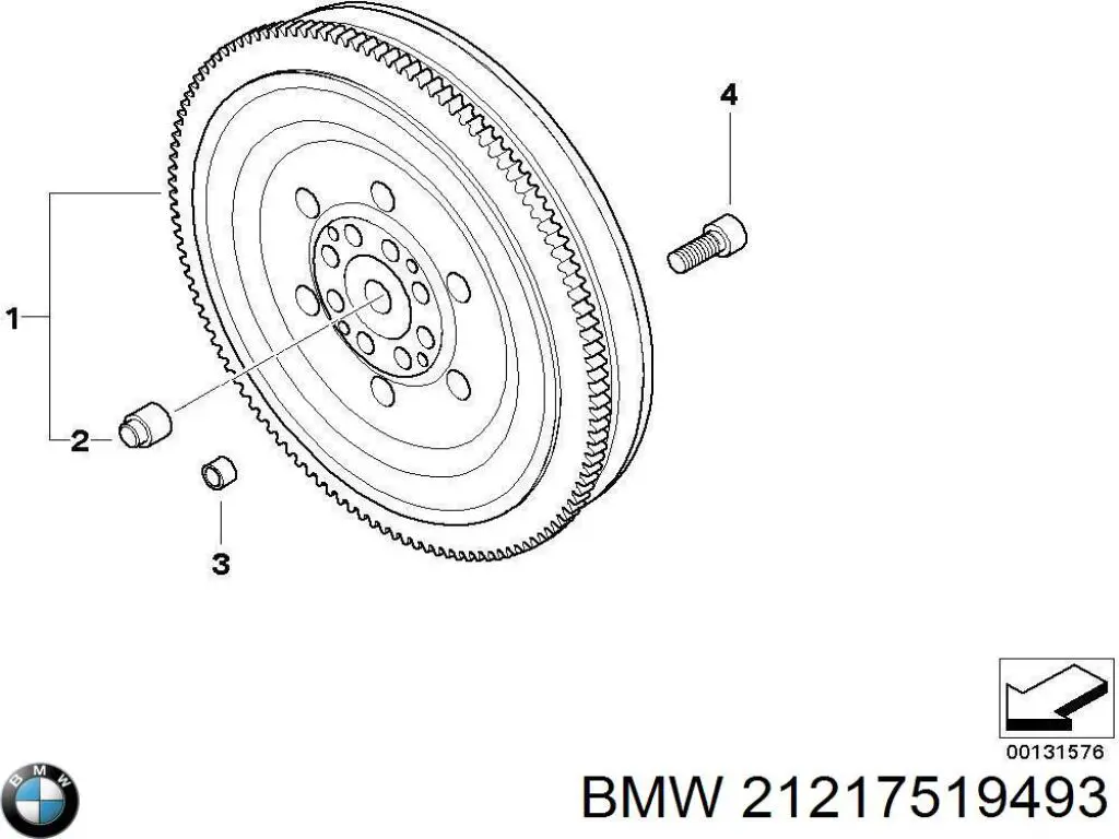 Маховик двигуна BMW 21217519493 ціна, від 1187.16 USD