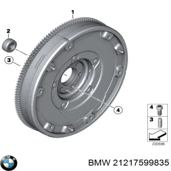 Маховик двигуна BMW 21217599835 ціна, від 572.94 USD