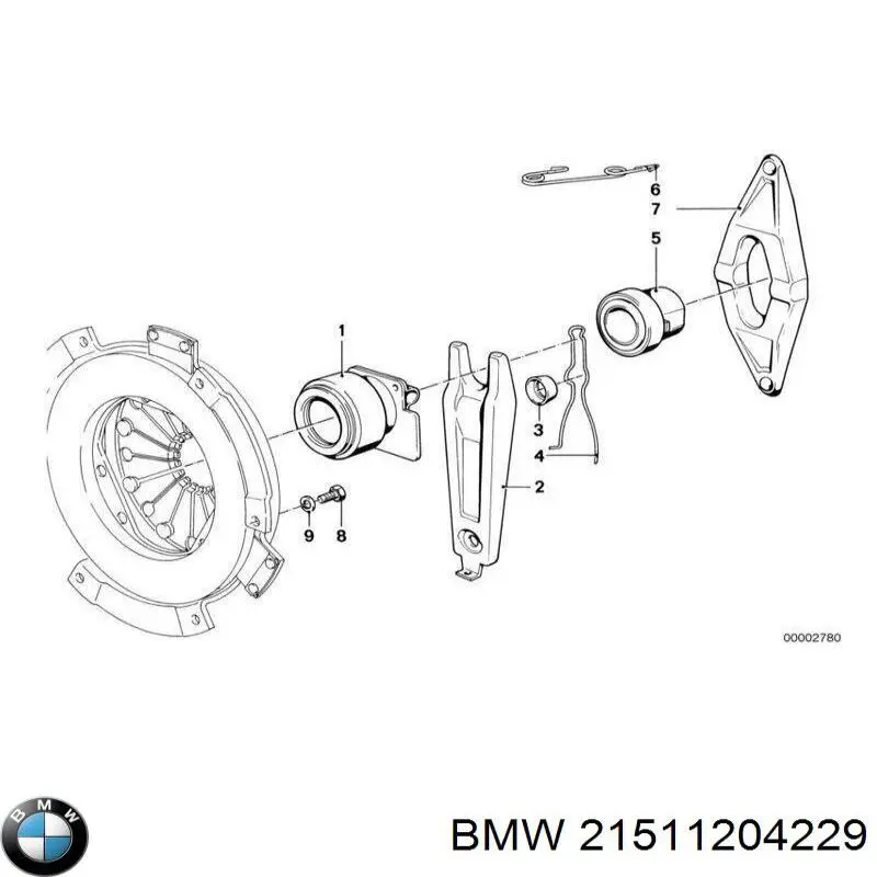  Вилка зчеплення BMW 5 
