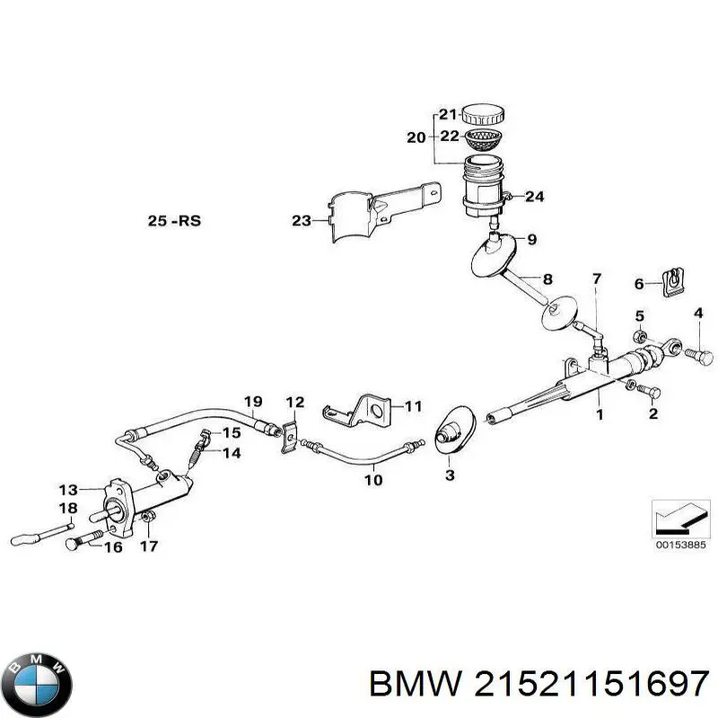  21521151697 BMW