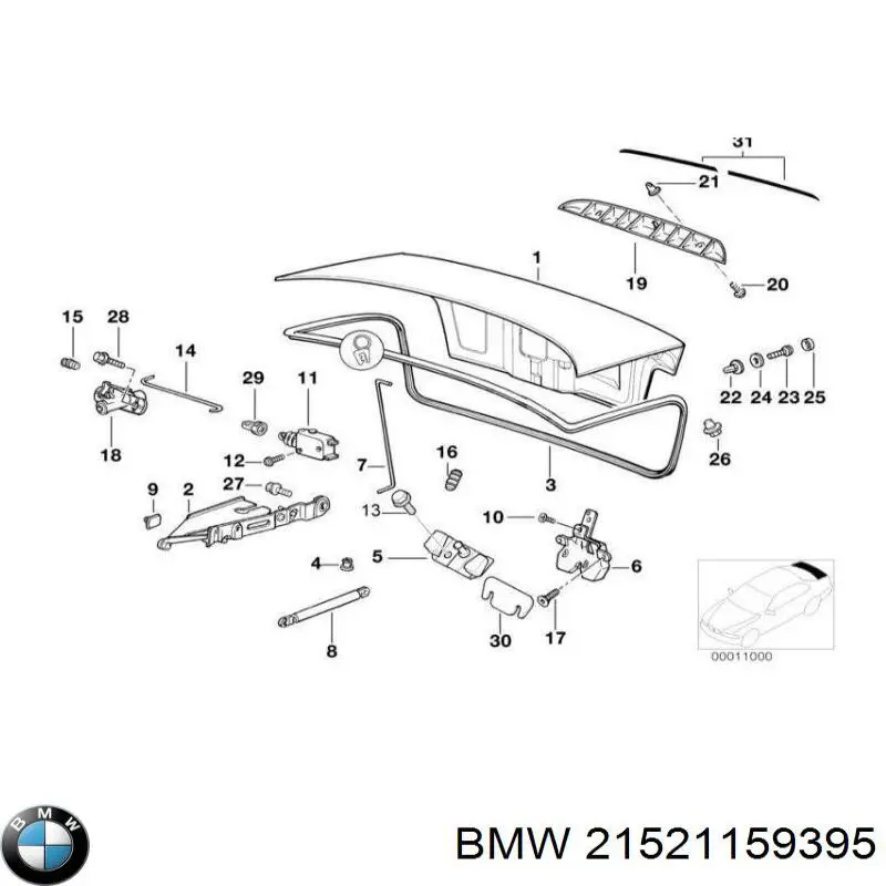 Купити 21521159395 BMW Шланг зчеплення