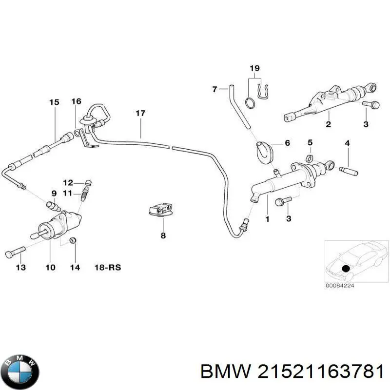  BMW 21521163781 ціна, від 89.31 USD