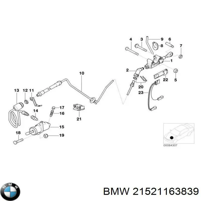  21521163839 BMW