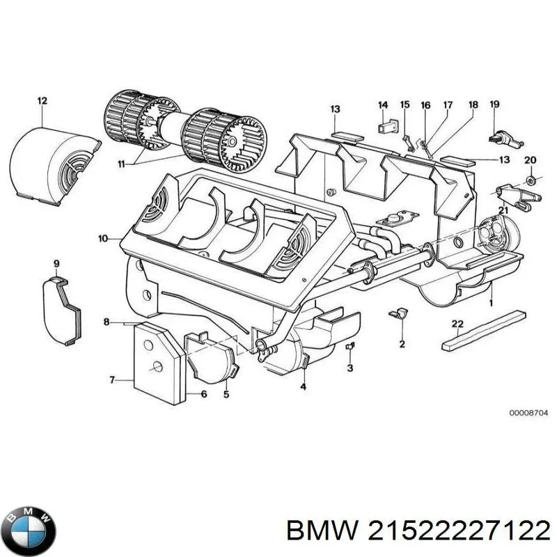 Купити 21522227122 BMW Робочий циліндр зчеплення