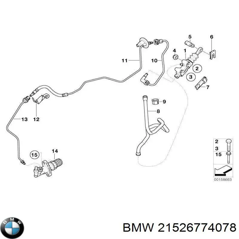 ГЦЗ BMW 21526774078 ціна, від 29.37 USD