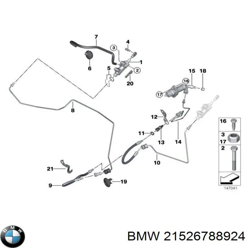 Патрубок високого тиску гідропідсилювача BMW 21526788924 ціна, від 52.60 USD