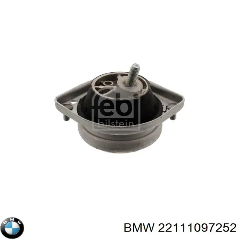 Подушка (опора) двигуна, права 22111097252 BMW