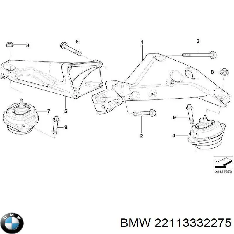  BMW 3332275 ціна, від 131.84 USD