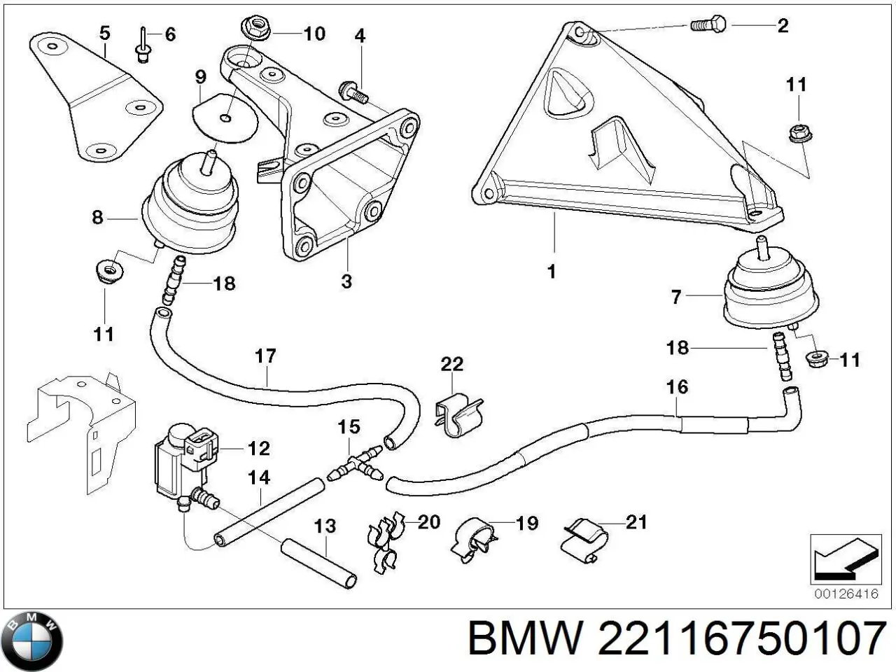  22116750107 BMW