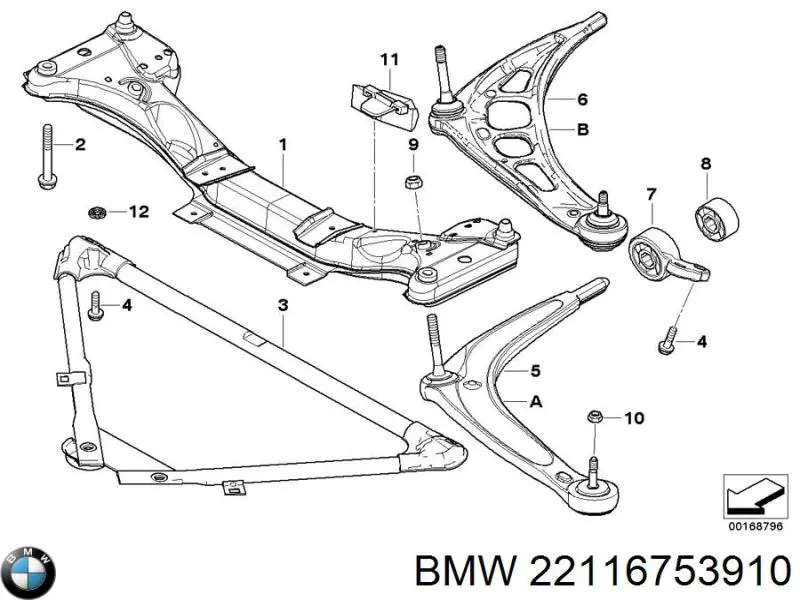  BMW 22116753910 ціна, від 55.42 USD