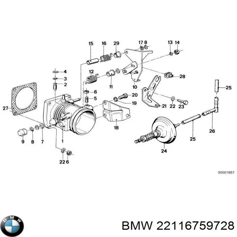  BMW 22116759728