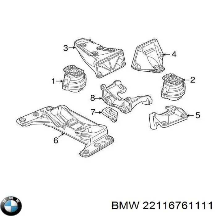 Купити 22116761111 BMW 