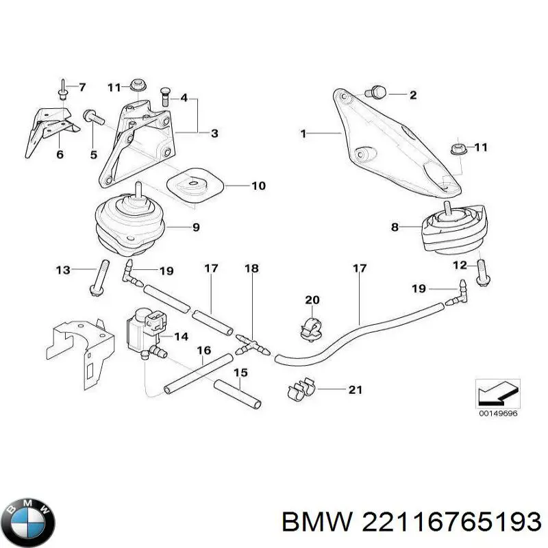 22116765193 BMW 