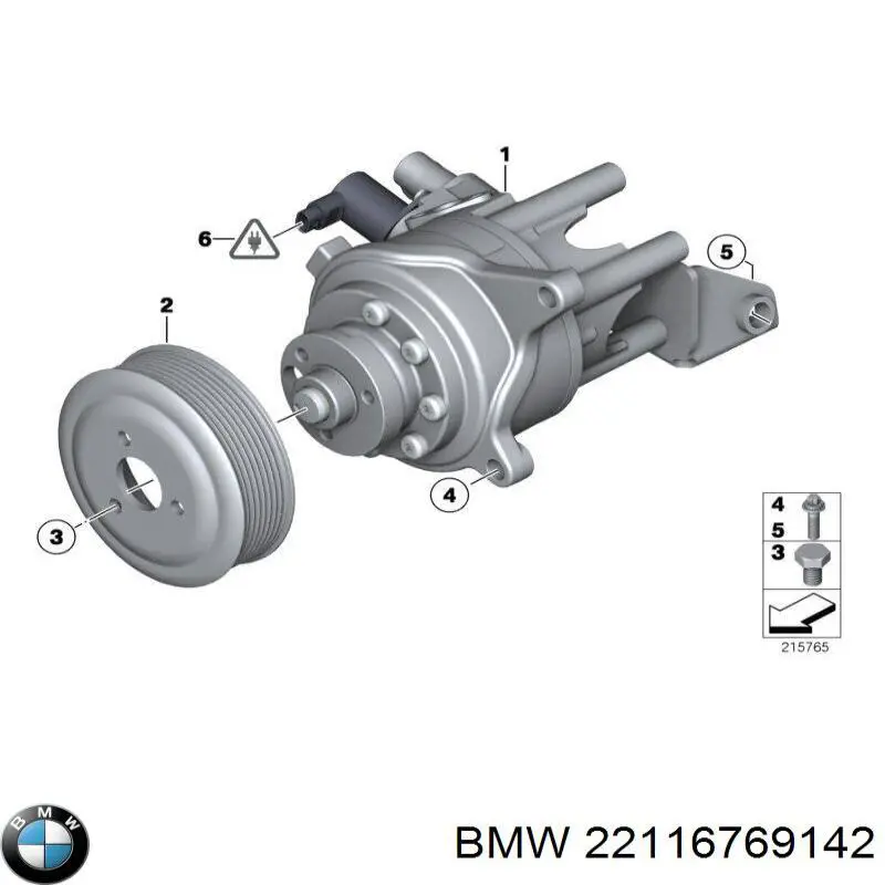 Кронштейн подушки (опори) двигуна, правої на BMW 3 (E46)