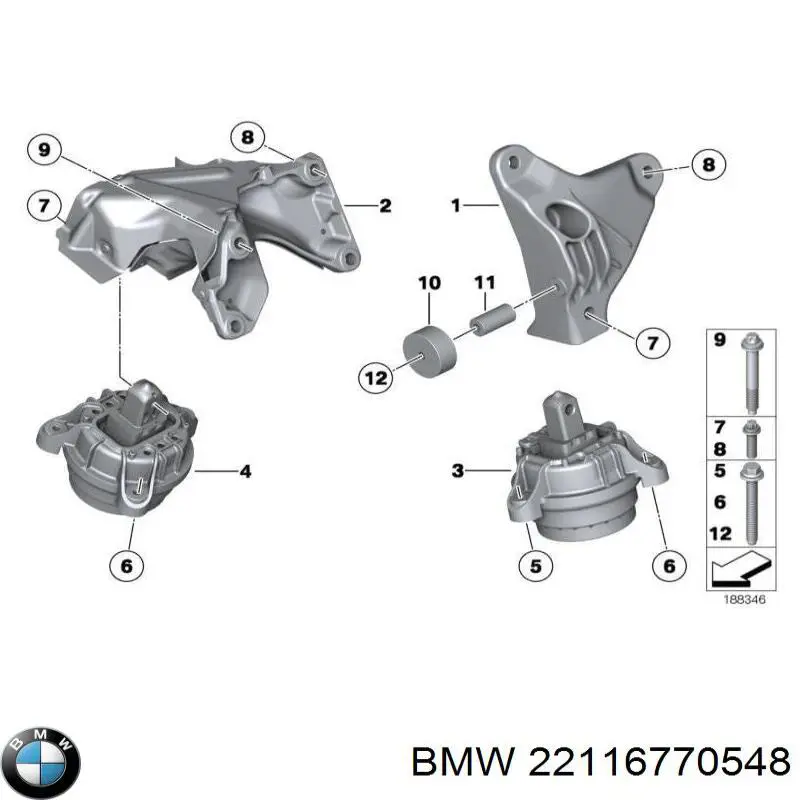 22116770548 BMW 