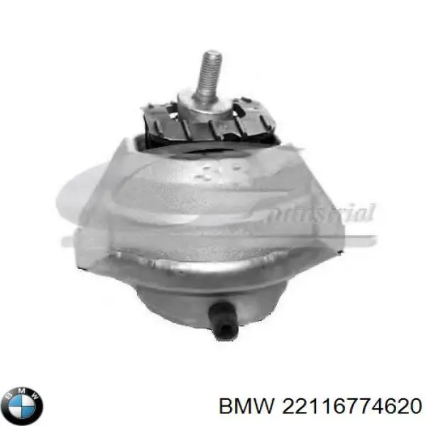 Подушка (опора) двигуна, права 22116774620 BMW