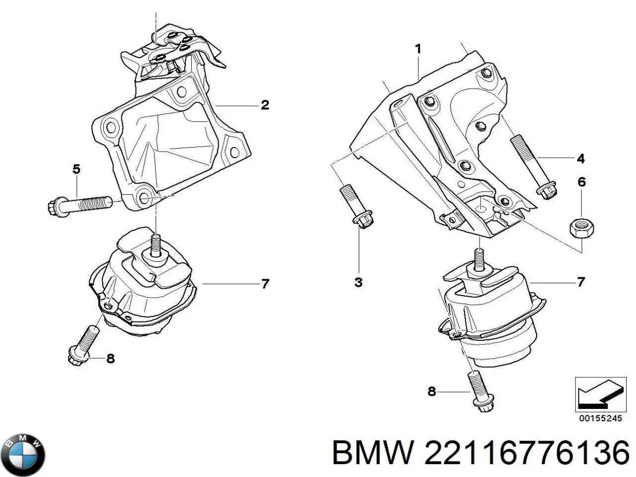 22116776136 BMW 